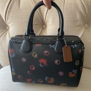 Coach Top Handle Satchel Crossbody in Black